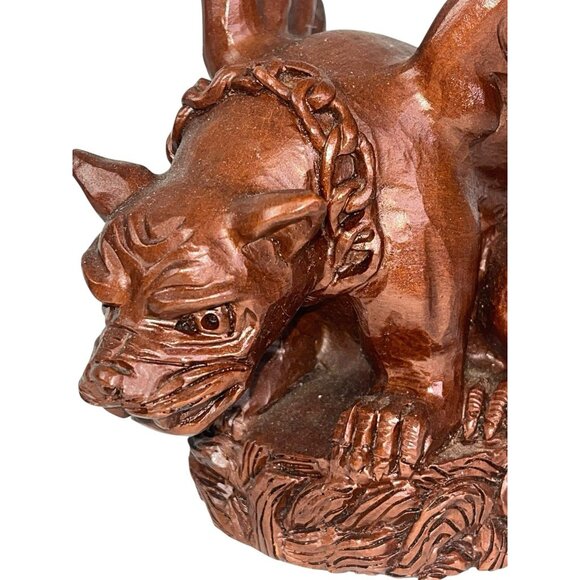 Vintage Gargoyle Figure Winged Dog 1996 Red Mill Statue Figurine Halloween - Picture 4 of 9